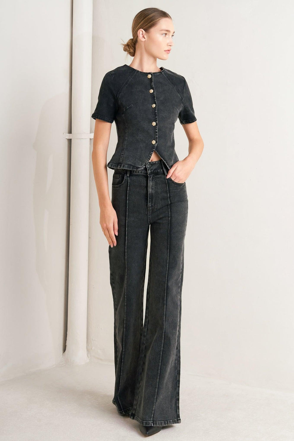 Elegant Everyday Look Denim Jacket from KADOU Boutique