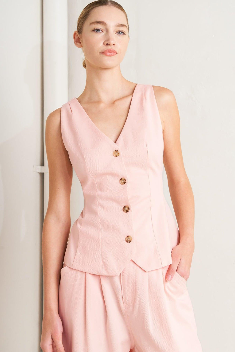 Heritage Reboot Woven Vest from KADOU Boutique