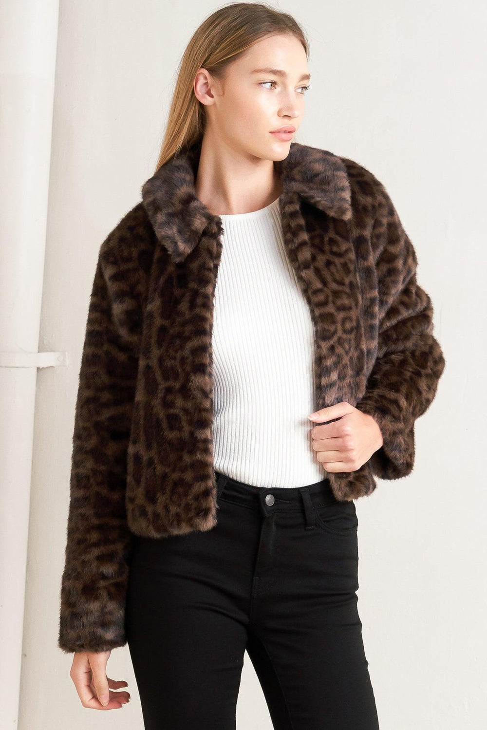 Wild Fame Faux Leather Jacket from KADOU Boutique
