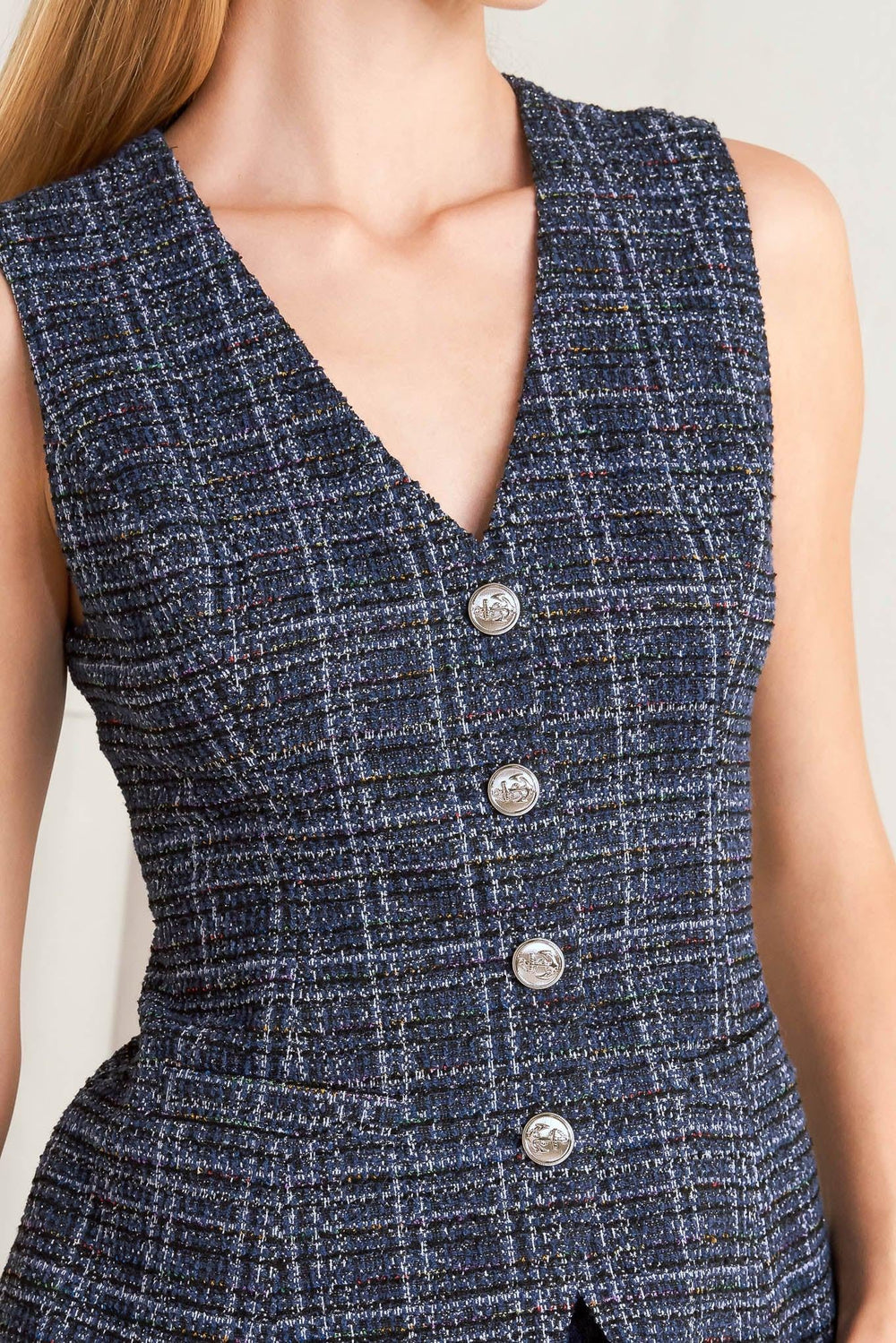 Everyday Icon Tweed Vest from KADOU Boutique