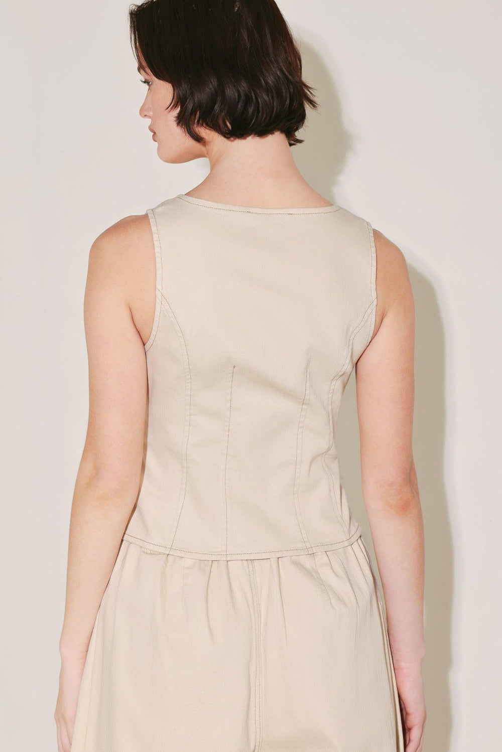 Daylight Groove Woven Vest from KADOU Boutique