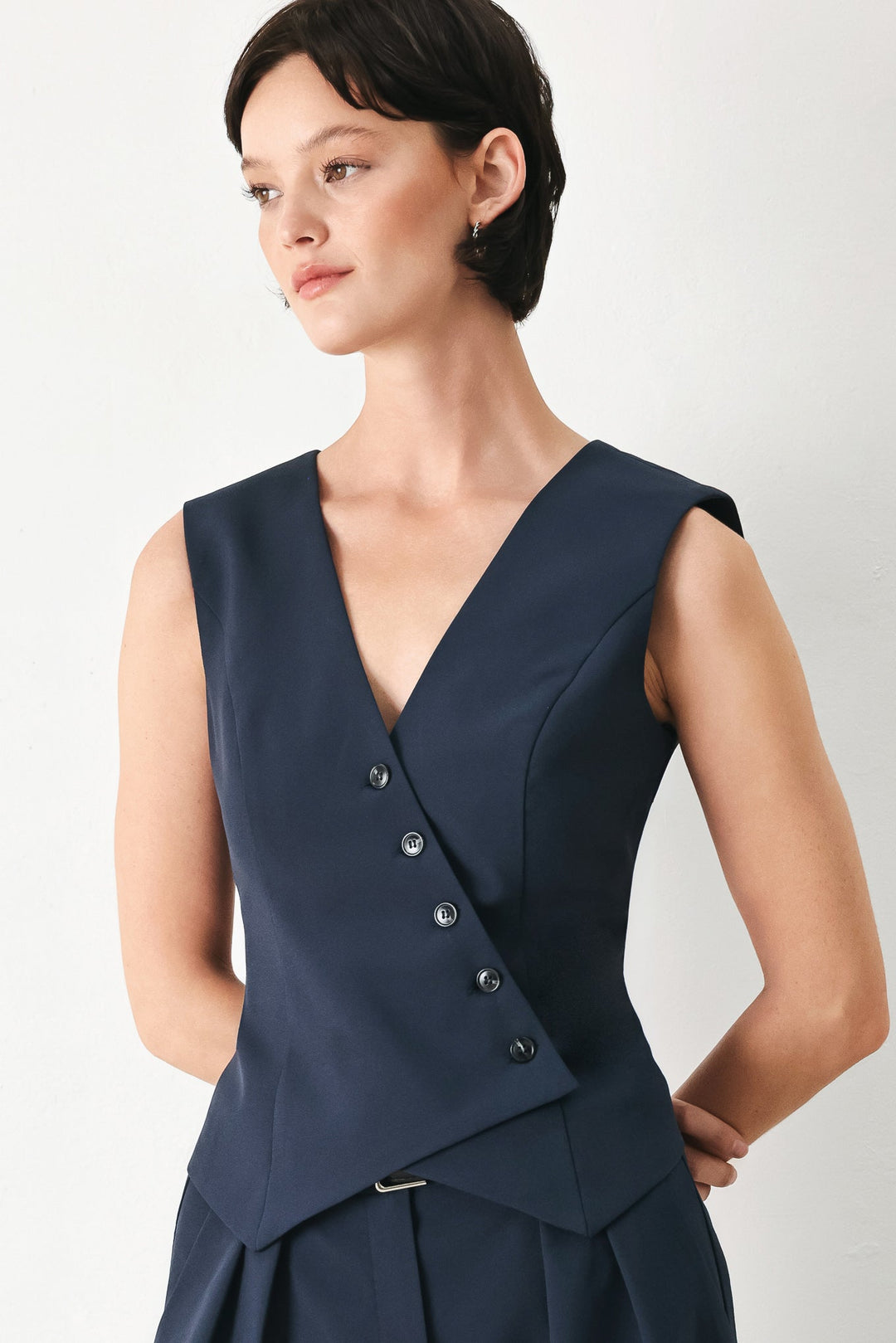 Power Play Woven Vest from KADOU Boutique