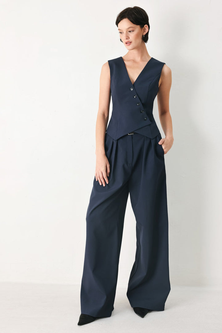 Power Play Woven Vest from KADOU Boutique