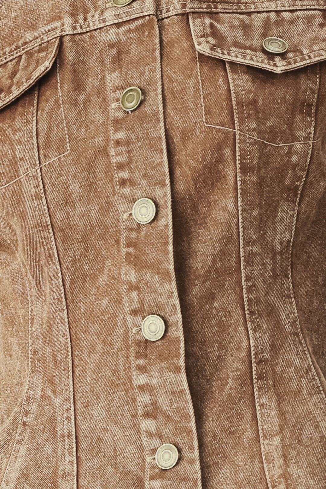 VINTAGE BROWN DENIM JACKET