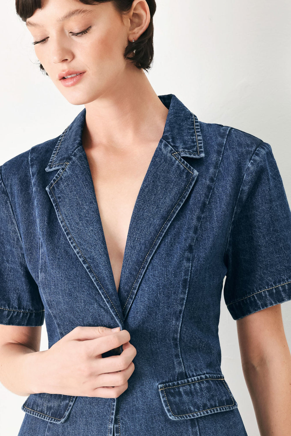 The Power Move Denim Jacket from KADOU Boutique