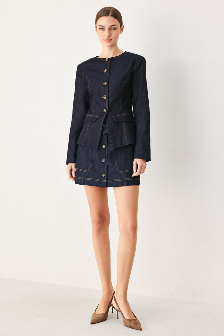 CITY MUSE MODERN DENIM JACKET