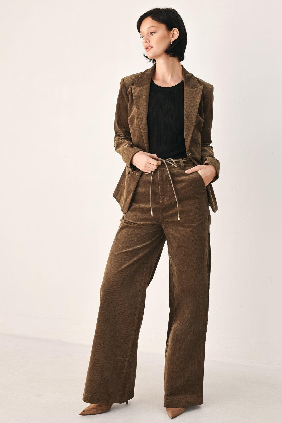 Autumn in Manhattan Corduroy Blazer from KADOU Boutique