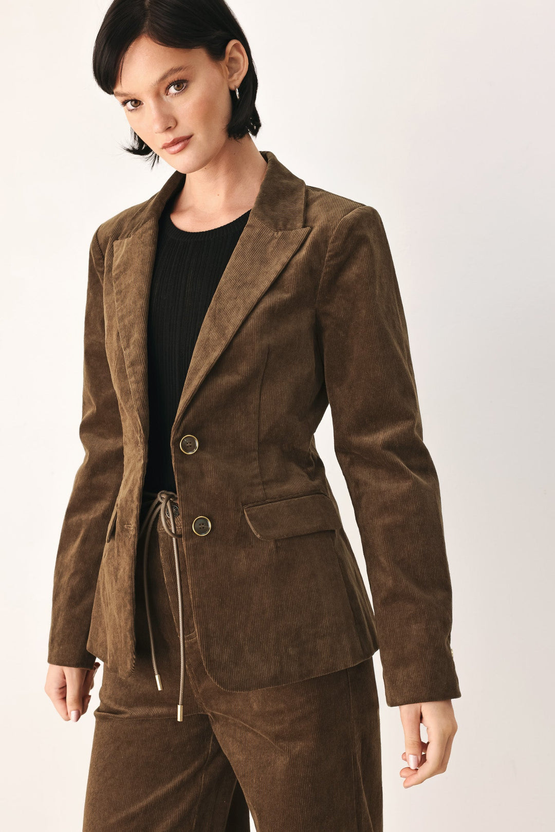 Autumn in Manhattan Corduroy Blazer from KADOU Boutique