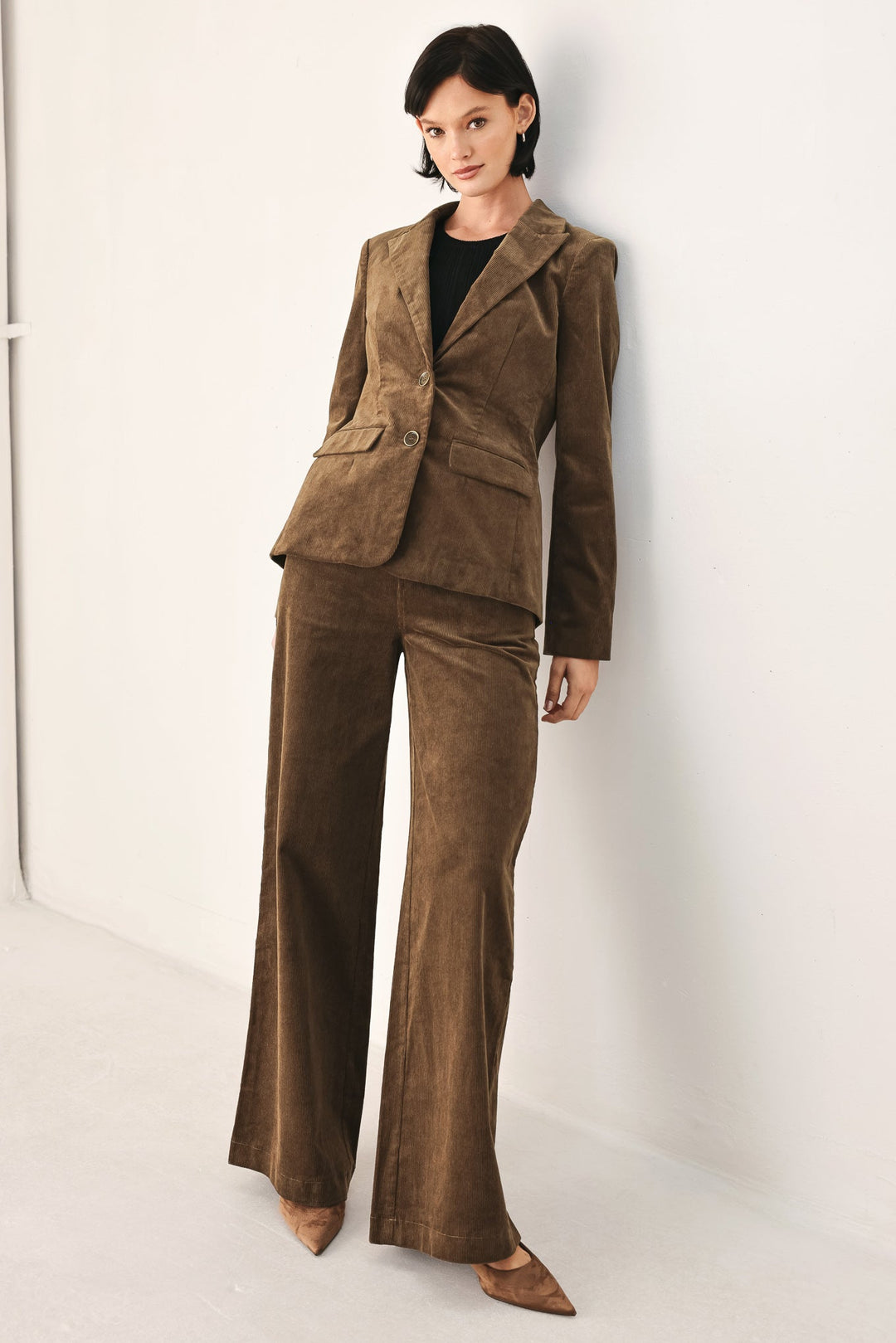 Autumn in Manhattan Corduroy Blazer from KADOU Boutique