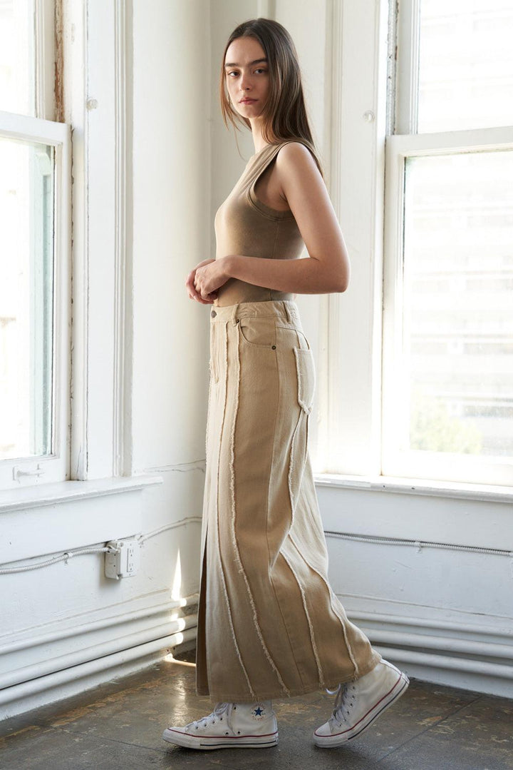 Between the Pages Woven Skirt from KADOU Boutique