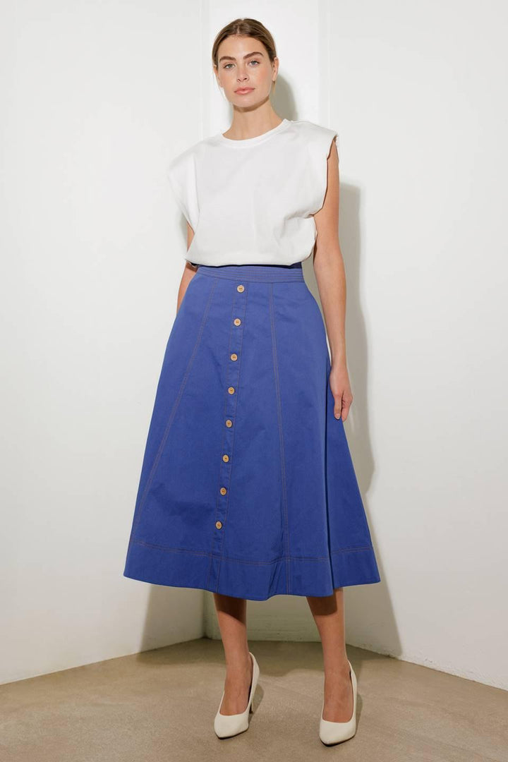 Enchanted Elegance Midi Skirt from KADOU Boutique