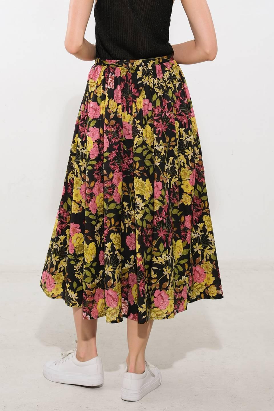 Love You More Woven Midi Skirt from KADOU Boutique