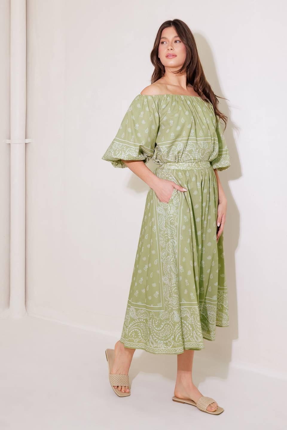 The More the Merrier woven full midi skirt from KADOU Boutique