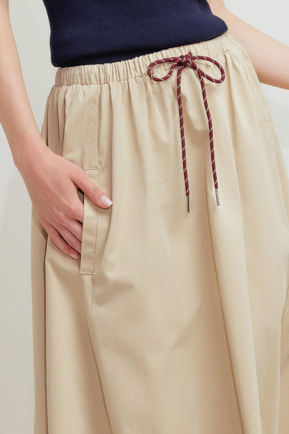 Weekend Parisian Woven Midi Skirt from KADOU Boutique