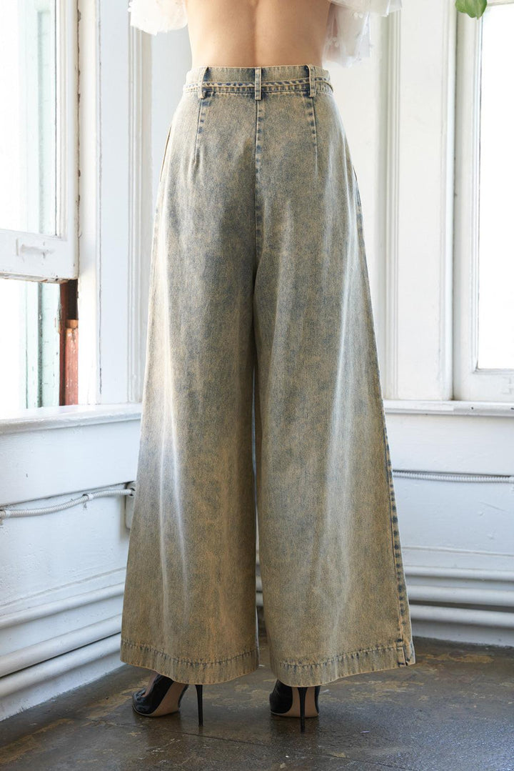 Passing Though Denim Pants from KADOU Boutique