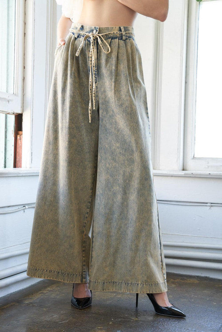 Passing Though Denim Pants from KADOU Boutique