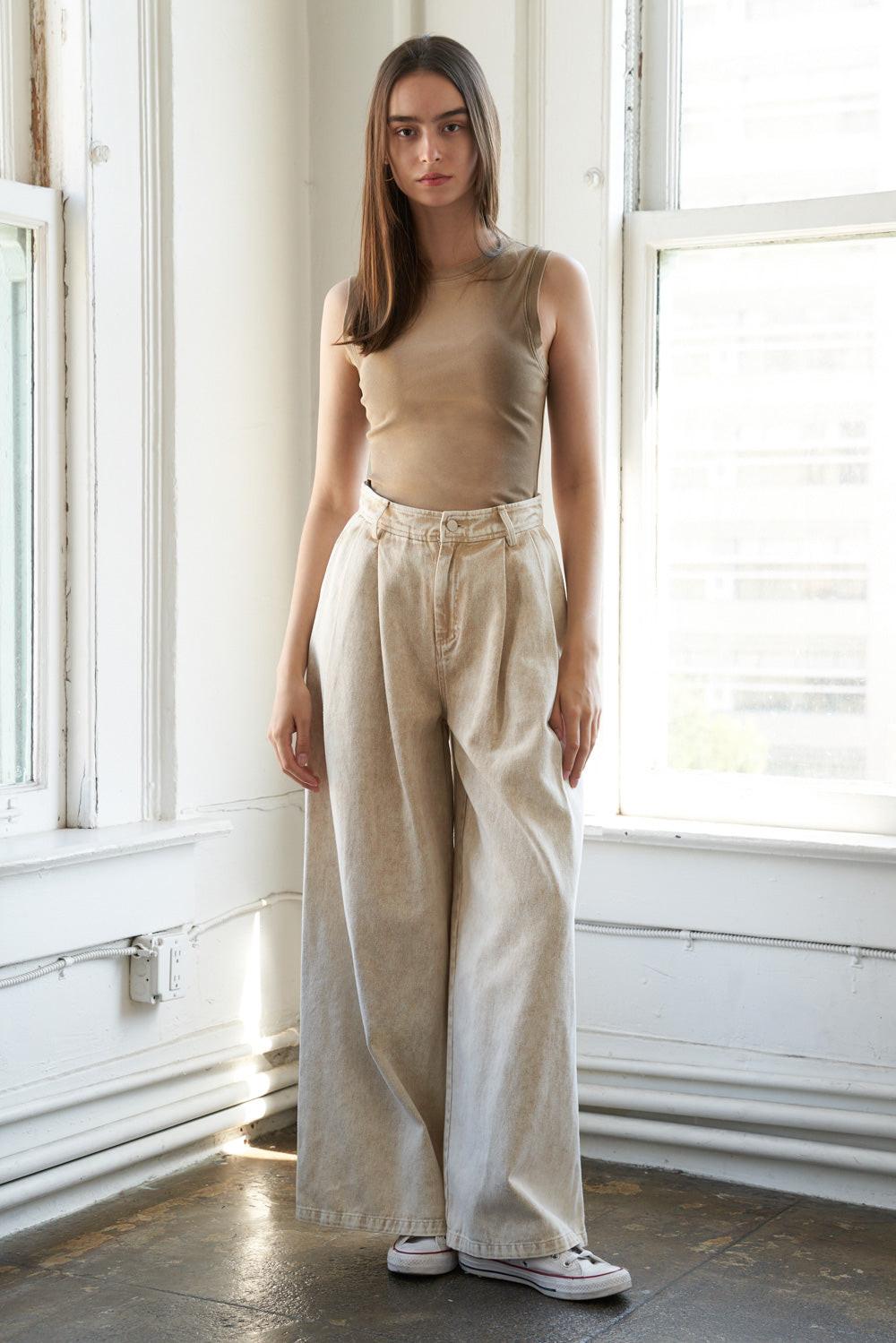 Sunbeam Splendor Twill Pants from KADOU Boutique