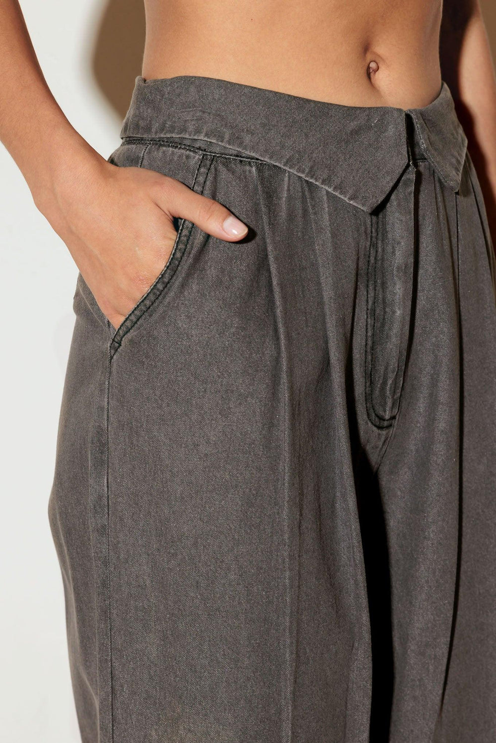 Weekend Wanderer Denim Pants from KADOU Boutique
