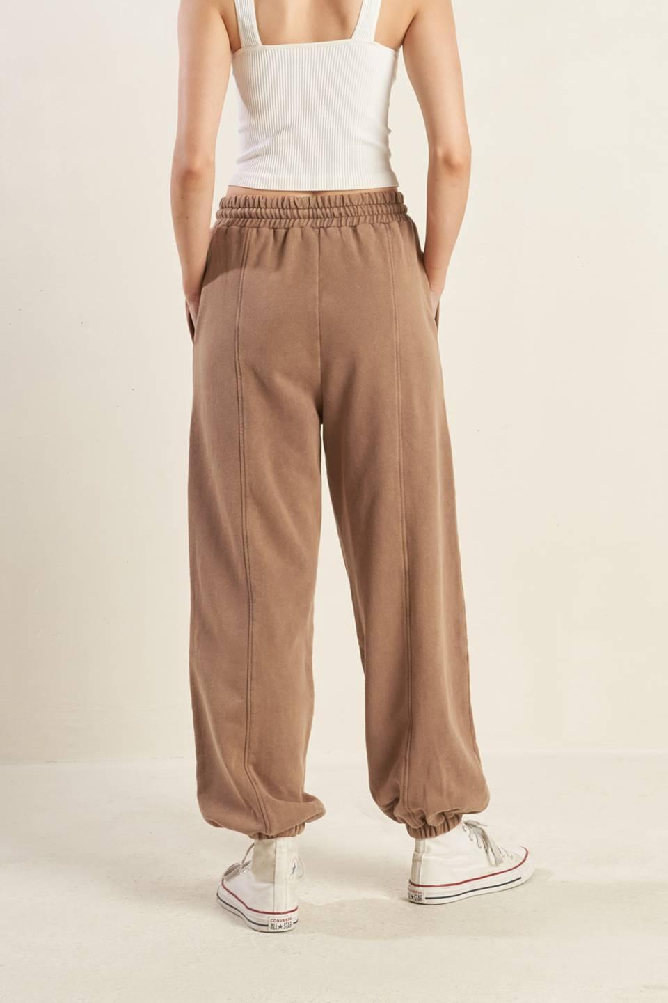 Delightful Drape French Terry Jogger Pants from KADOU Boutique