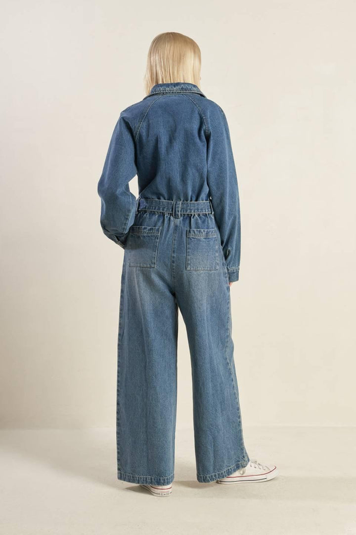 Perfect Meet Denim Jumpsuit from KADOU Boutique