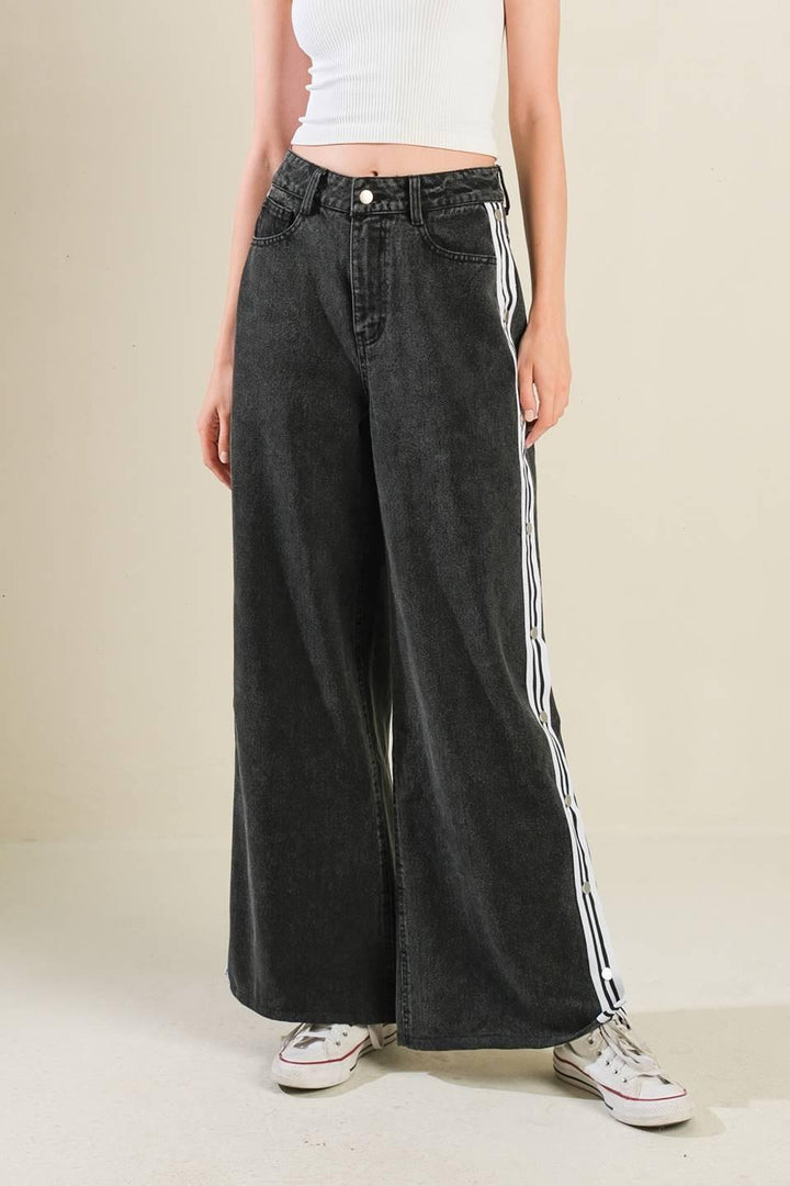 Elegant Elevation Denim Pants from KADOU Boutique