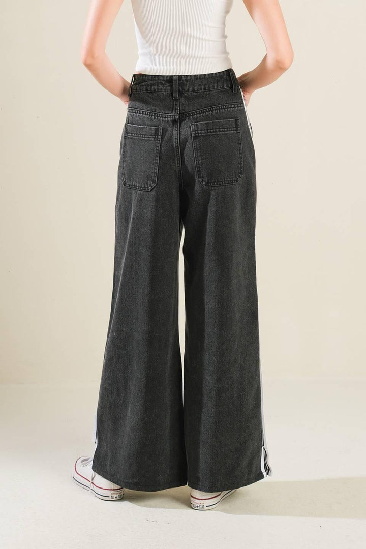 Elegant Elevation Denim Pants from KADOU Boutique