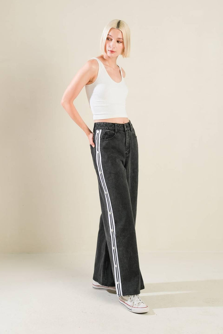Elegant Elevation Denim Pants from KADOU Boutique