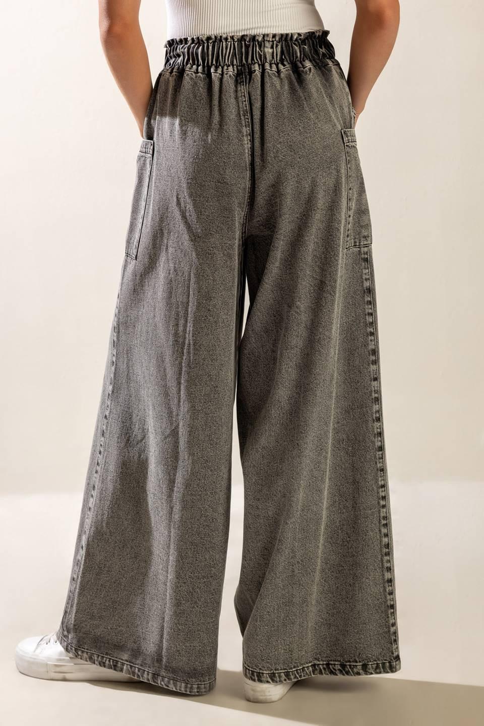 Exploring the City Denim Pants from KADOU Boutique