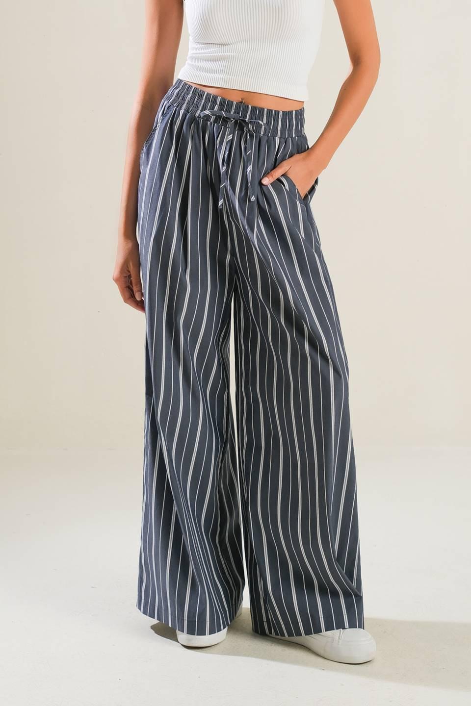 Behind the Grin Woven Pants from KADOU Boutique