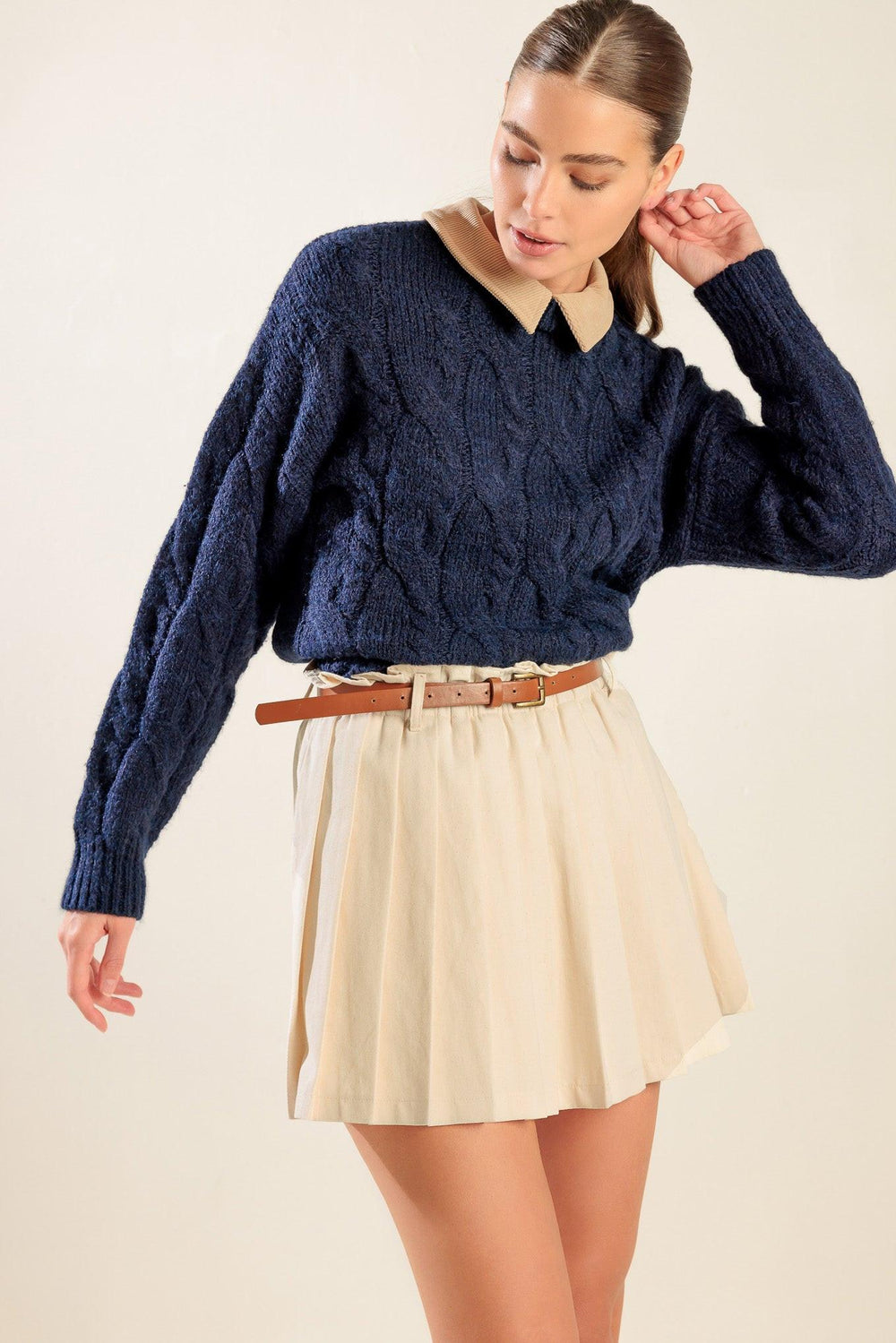 Only in My Heart Woven Skort from KADOU Boutique