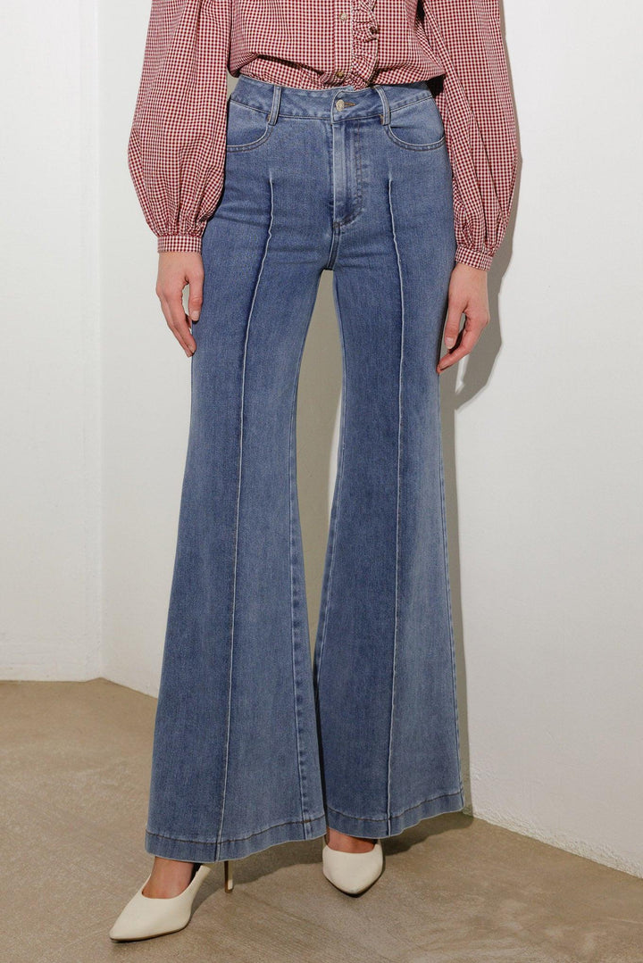 A Place to Be Stretch Denim Pants from KADOU Boutique