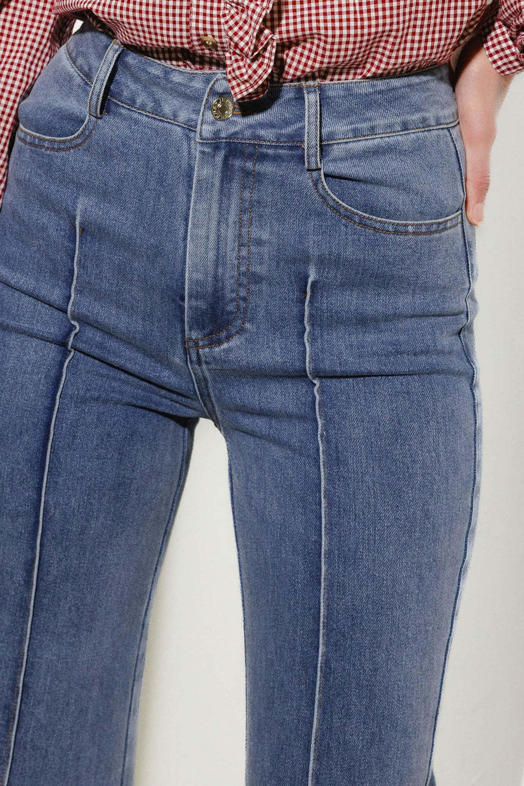 A Place to Be Stretch Denim Pants from KADOU Boutique
