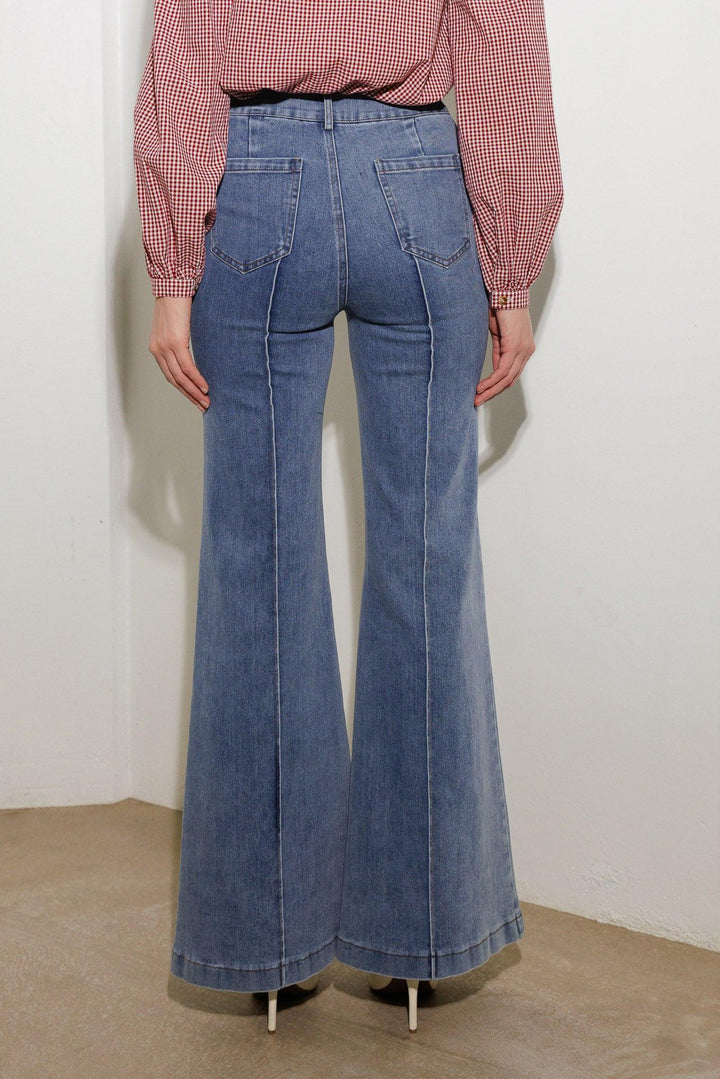 A Place to Be Stretch Denim Pants from KADOU Boutique