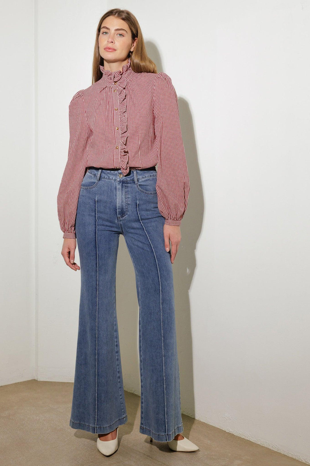 A Place to Be Stretch Denim Pants from KADOU Boutique