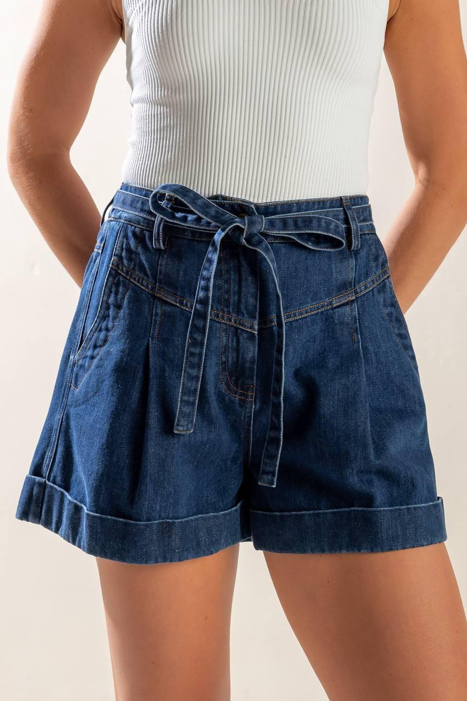 Walk in the Park Denim Shorts from KADOU Boutique