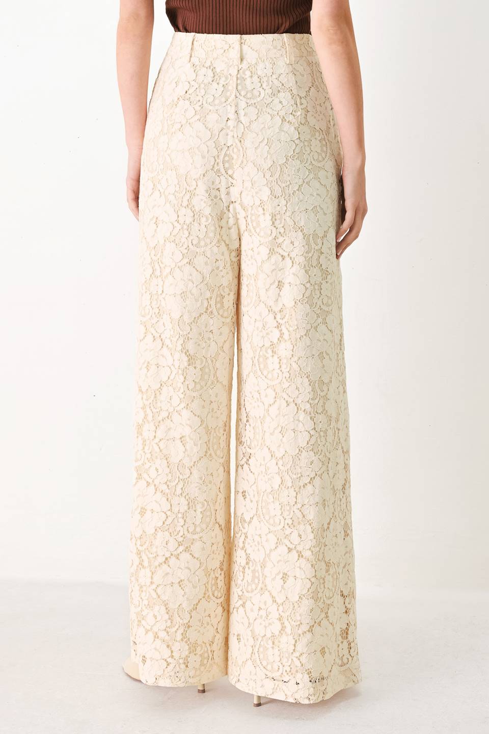 Delicate Beauty Woven Lace Pants from KADOU Boutique