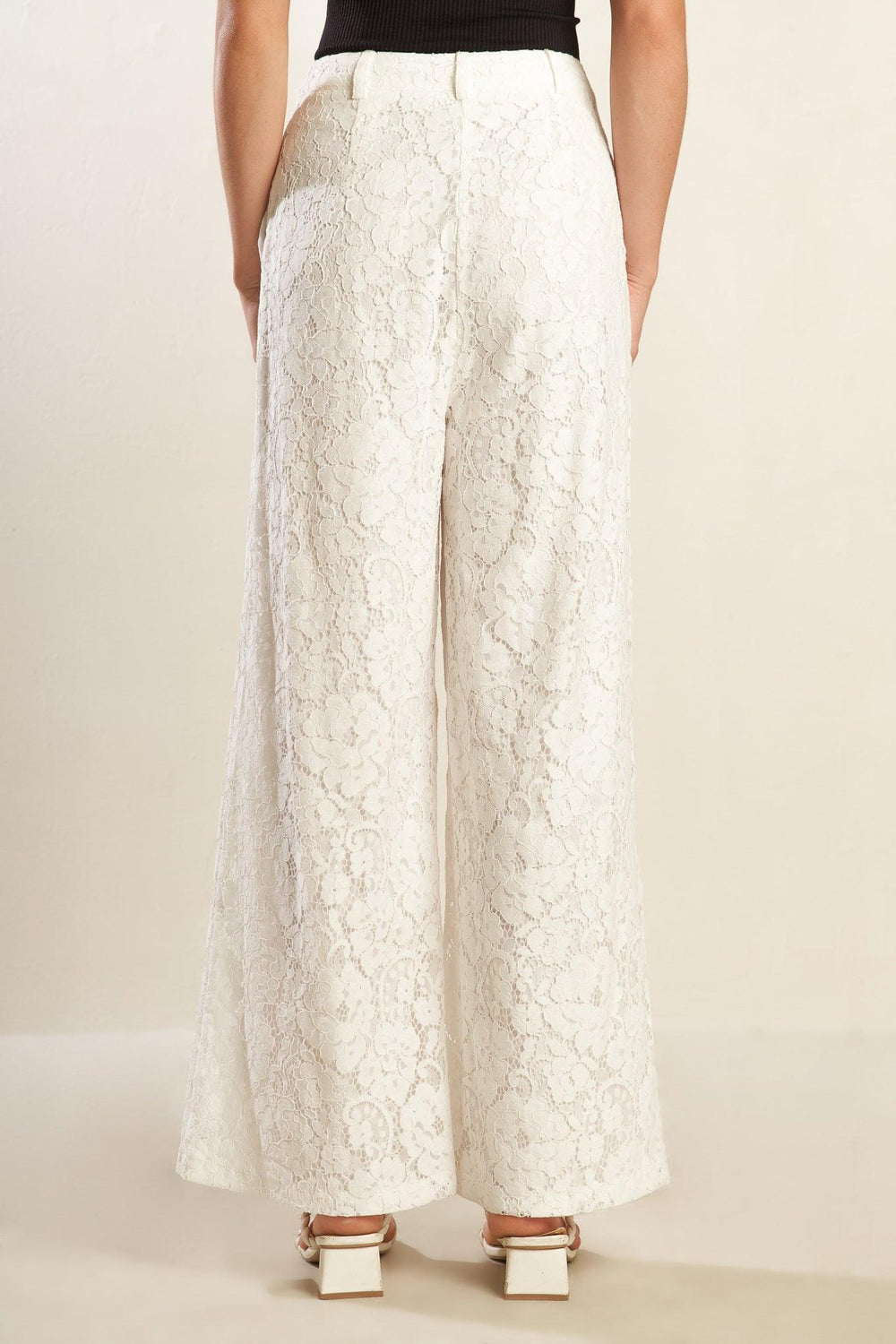 We Trust You Woven Lace Pants from KADOU Boutique