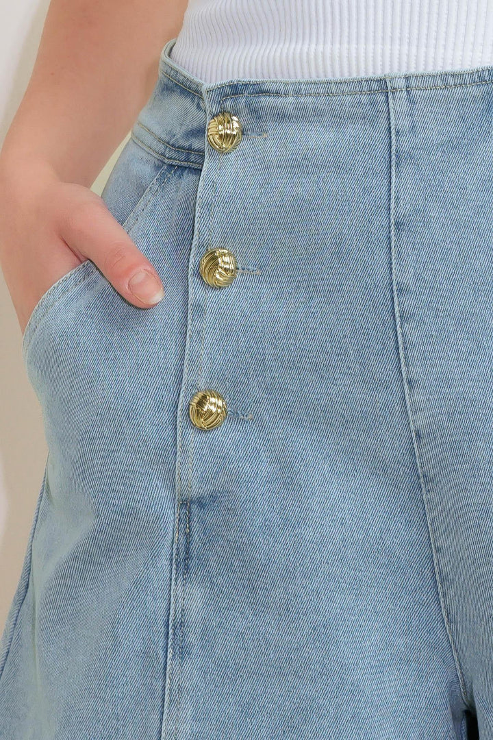 Angel Wings and Chamomile Woven Skort from KADOU Boutique