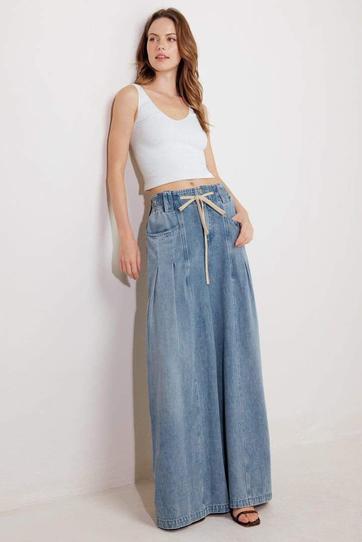 Calm &amp; Collected Blue Denim Pants from KADOU Boutique