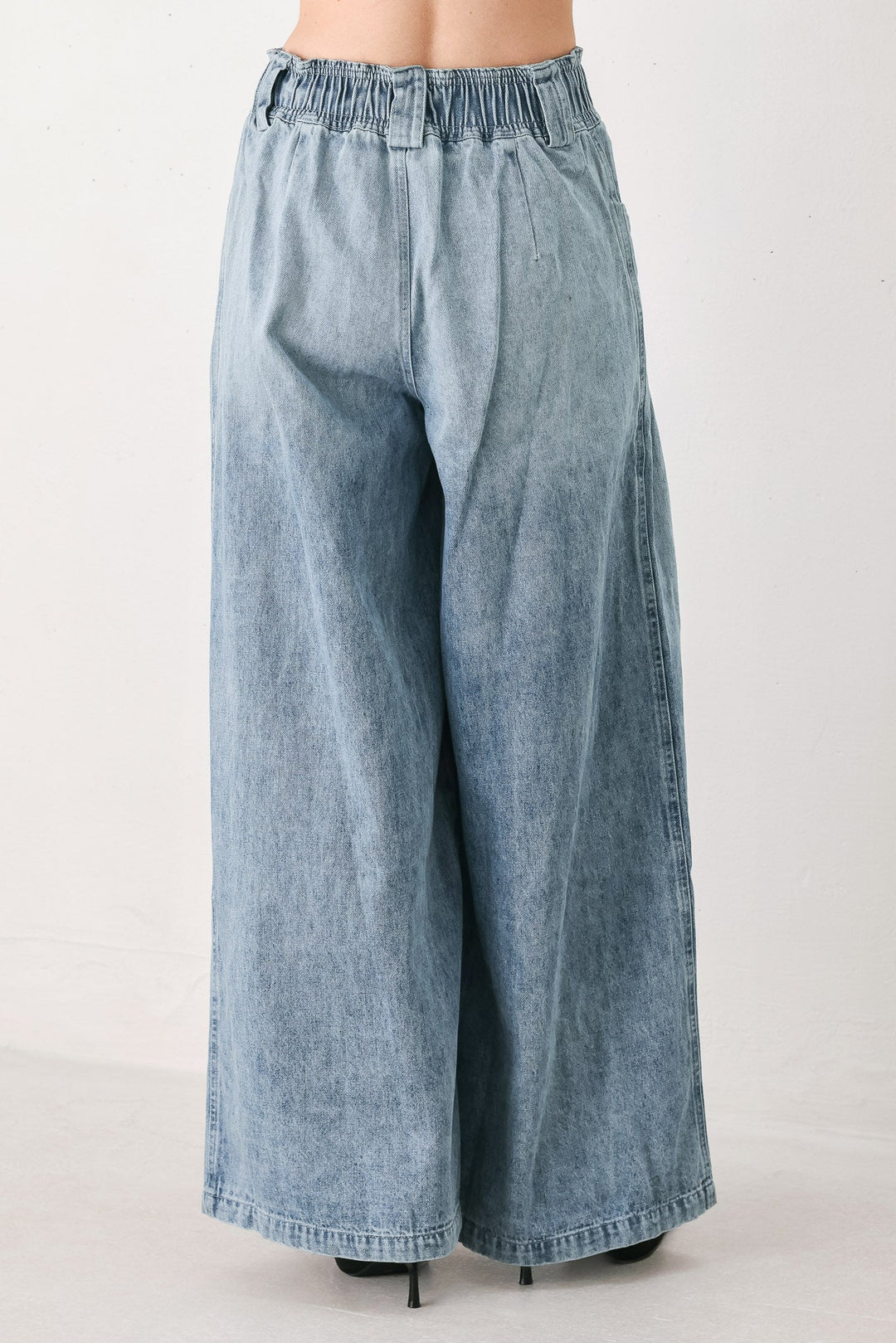 CALM &amp; COLLECTED BLUE DENIM PANTS