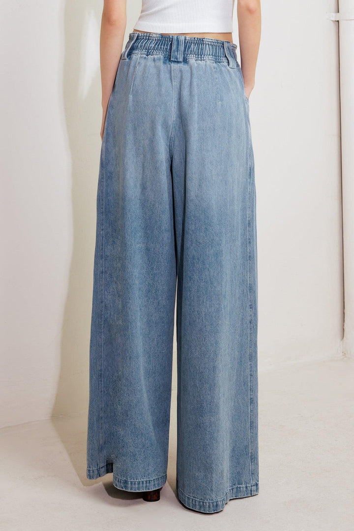 Calm &amp; Collected Blue Denim Pants from KADOU Boutique