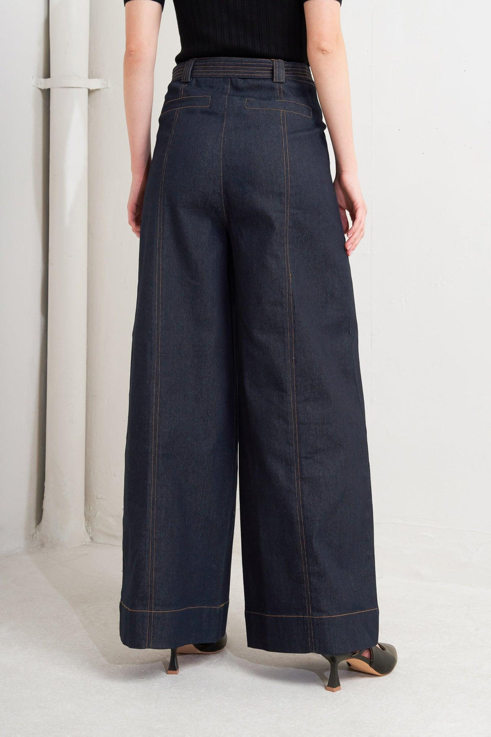 Urban Panel Denim Pants from KADOU Boutique