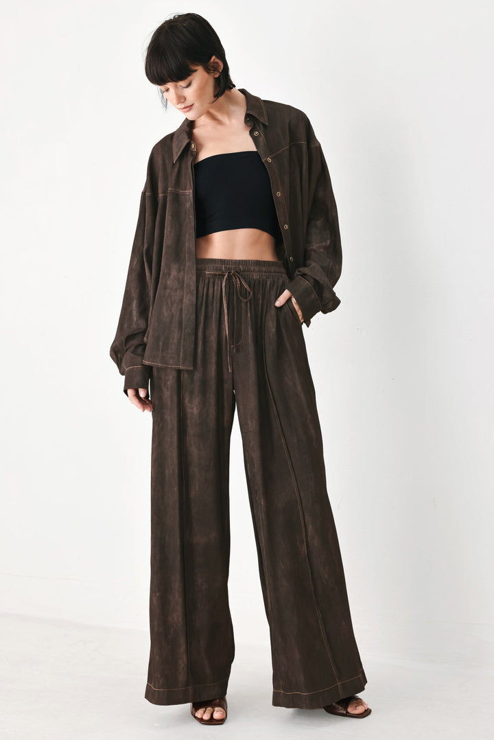 Sable Lounge Woven Pants from KADOU Boutique
