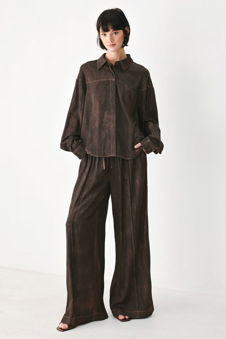 Sable Lounge Woven Pants from KADOU Boutique
