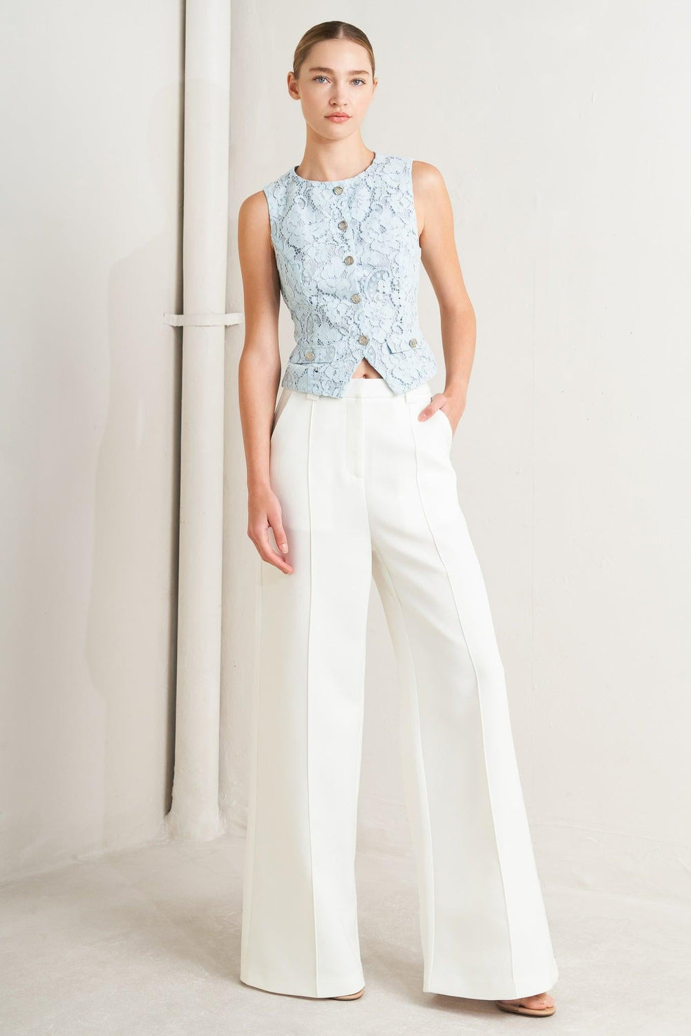 Bright Moments Woven Pants from KADOU Boutique