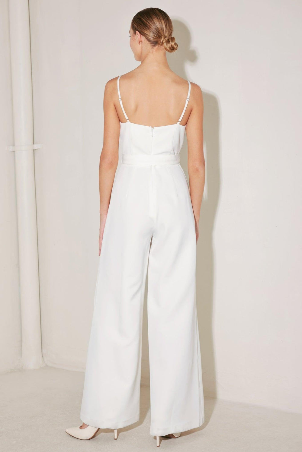 Arctic Elegance Woven Jumpsuit from KADOU Boutique
