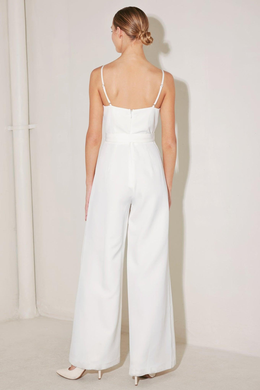Arctic Elegance Woven Jumpsuit from KADOU Boutique