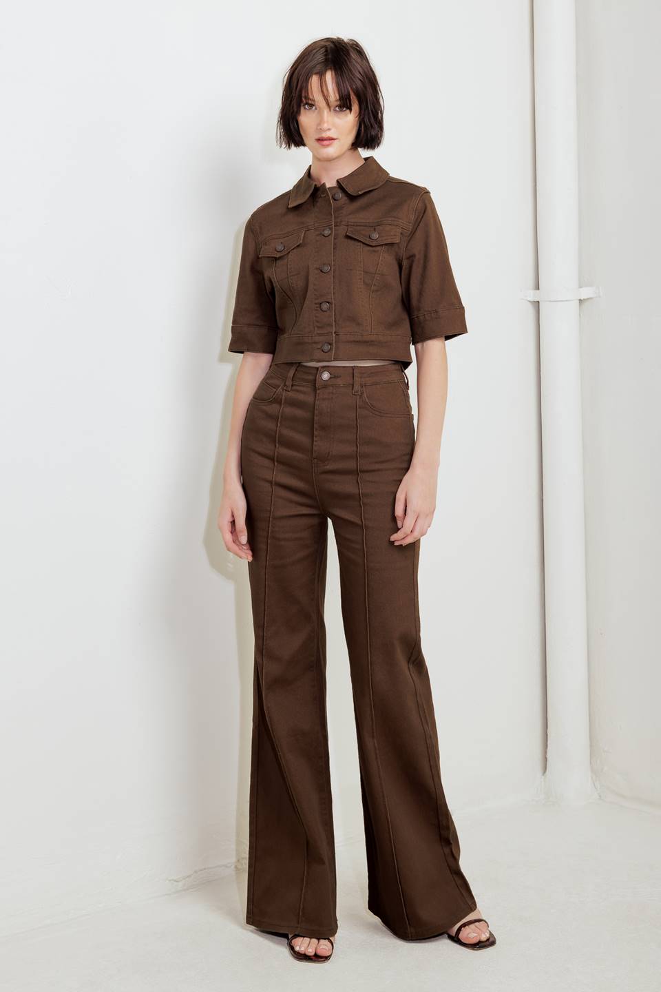 Vineyard Chic Twill Pants from KADOU Boutique