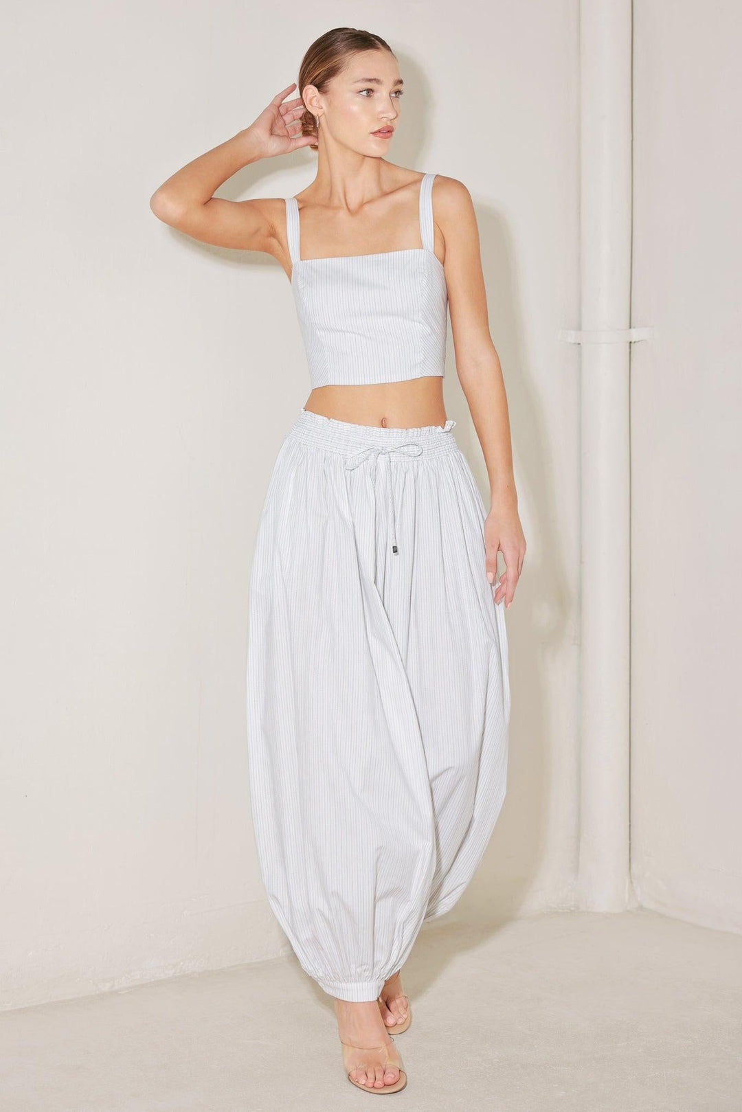 Ocean Breeze Woven Ballon Pants from KADOU Boutique