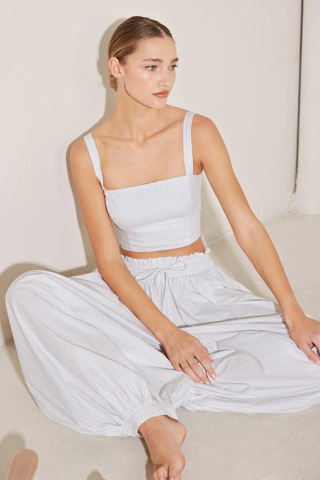 Ocean Breeze Woven Ballon Pants from KADOU Boutique